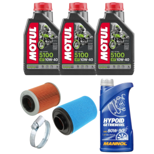 Zestaw serwisowy olej Motul + filtry do quada CF MOTO C-FORCE