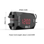 Termometr elektroniczny Mini 3 czerwony - 4