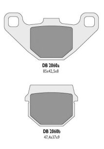 Klocki hamulcowe Delta Braking Yamaha YFM 90 Raptor YFM 300 Grizzly KH83