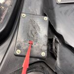 Plastik tylny błotnika Yamaha - 8