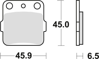 Klocki hamulcowe TRW Lucas MCB554SI 7377773 KH84/3