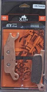 Klocki hamulcowe Yamaha Grizzly 550 700 przód lewa strona FA443R DB2155 3B4-W0045-00-00