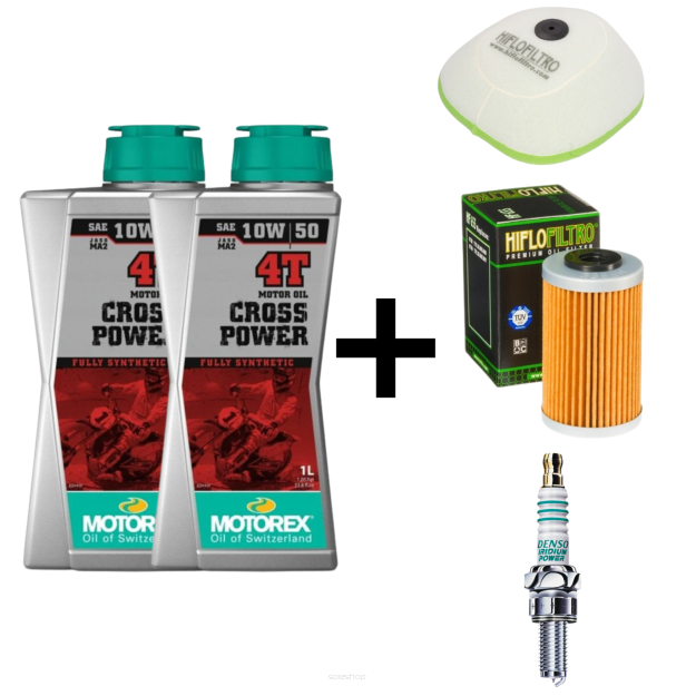 Zestaw serwisowy MOTOREX Cross Power 4T 10W-50 KTM 450 SX-F (2016-2025) XL