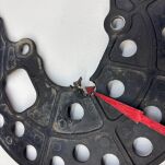 Osłona przedniej tarczy hamulcowej Yamaha - 3