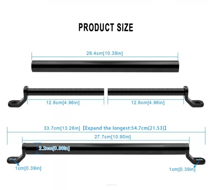 Poprzeczka kierownicy regulowana