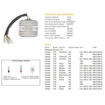 Regulator napięcia DZE 2343-01 (ESR633) (4KB-81960-02) Yamaha - 2