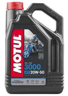 Olej silnikowy MOTUL 3000 4T 20W50 4L