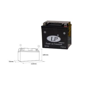 Akumulator Landport YTZ7-S (MS LTZ7-S) 12V 6AH (GTZ7S) bezobsługowy zalany
