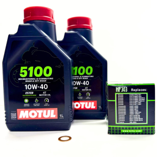 Zestaw Serwisu Olejowego Motul Filtr YAMAHA YFM 660 F GRIZZLY