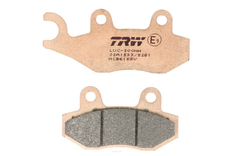Klocki hamulcowe tył TRW KH165 (MCB615SV) Suzuki Yamaha Kawasaki Can-Am