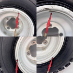 Komplet felg z oponami Yamaha - 4