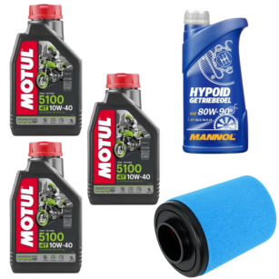 Zestaw serwisowy olej Motul, MANNOL + filtr CFMOTO CFORCE 450 520 G2 2022+