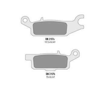 Klocki hamulcowe lewy tył DELTA BRAKING KH445 Yamaha