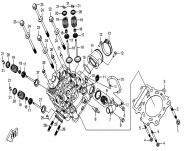 Zawór wydechowy CF Moto - 2