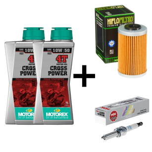 Zestaw serwisowy MOTOREX Cross Power 4T 10W-50 KTM 450 SX-F (2016-2025) L