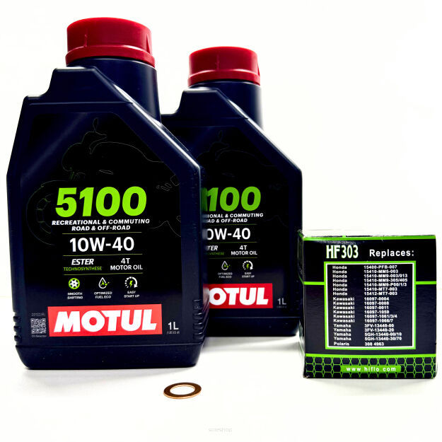 Zestaw Serwisu Olejowego Motul Filtr YAMAHA YFM 660 R RAPTOR