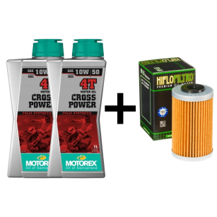 Zestaw serwisowy MOTOREX Cross Power 4T 10W-50 KTM 450 SX-F (2016-2025)