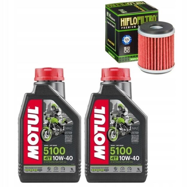 Zestaw serwisowy olej Motul, filtr do quada YAMAHA YFZ 450