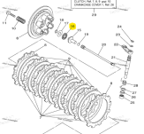 Łożysko docisku sprzęgła Yamaha - 2