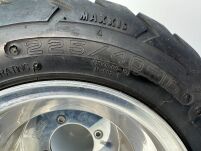 Komplet felg z oponami drogowymi do Yamaha Raptor YFZ - 14