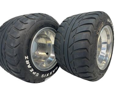 Komplet felg z oponami drogowymi do Yamaha Raptor YFZ