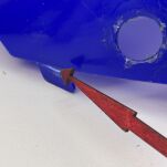 Grill plastik przód Yamaha - 5