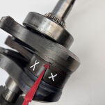 Wał korbowy Yamaha Raptor 700 nr2 Oem 1PE-11400-01-00 - 3