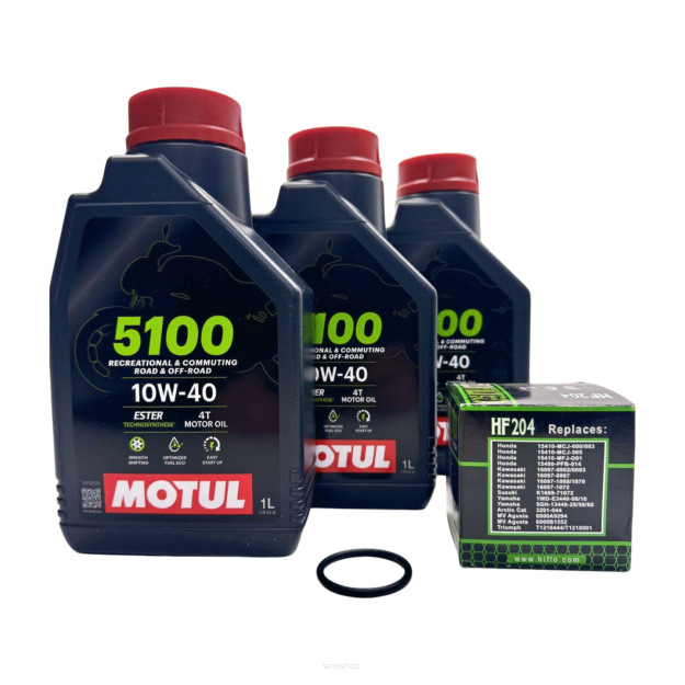 Zestaw Serwisu Olejowego Motul Filtr Do Quada YAMAHA YFM 450 F GRIZZLY