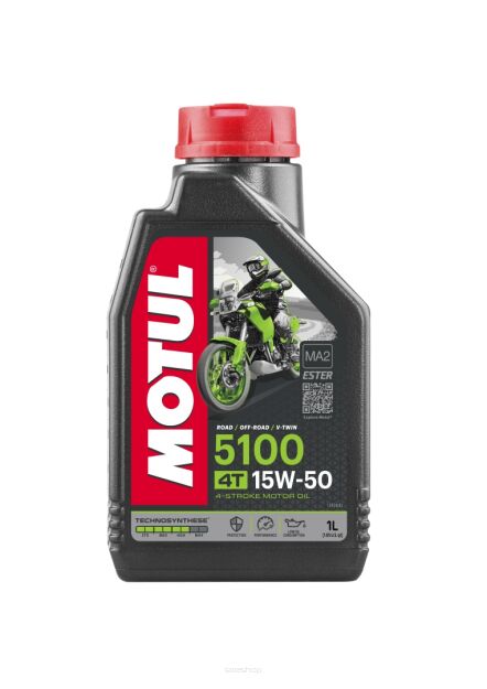Olej silnikowy MOTUL 5100 4T ESTER 15W50 1L