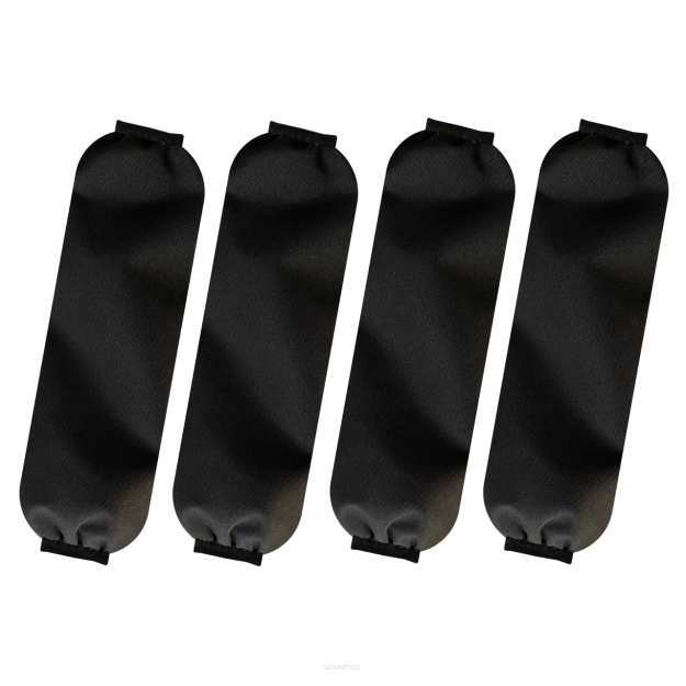 Osłony amortyzatorów skarpety uniwersalne czarne (4 szt.)