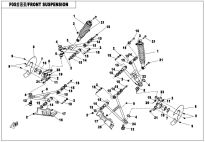Amortyzator przedni CFMOTO CFORCE 500 OEM 9010-050600 zamiennik - 2