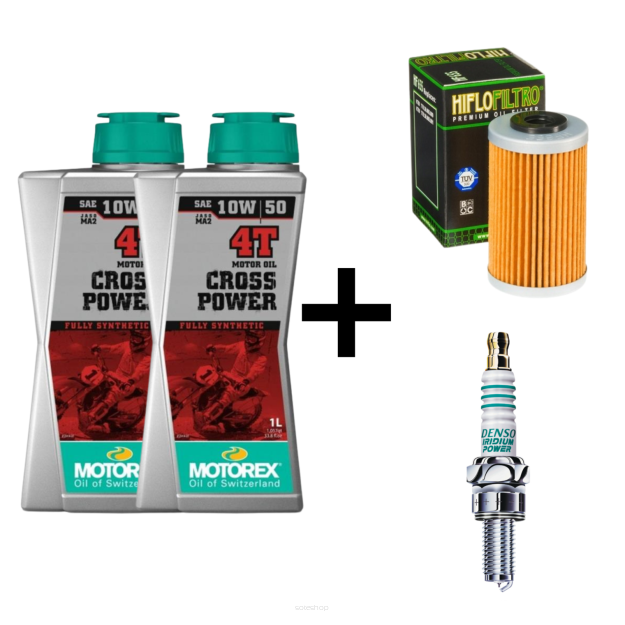 Zestaw serwisowy MOTOREX Cross Power 4T 10W-50 KTM 250 SX-F (2006-2011) L
