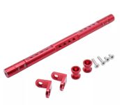 Poprzeczka kierownicy z otworami M6 / M8 czarna - 3