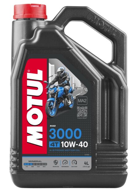 Olej silnikowy MOTUL 3000 4T 10W40 4L
