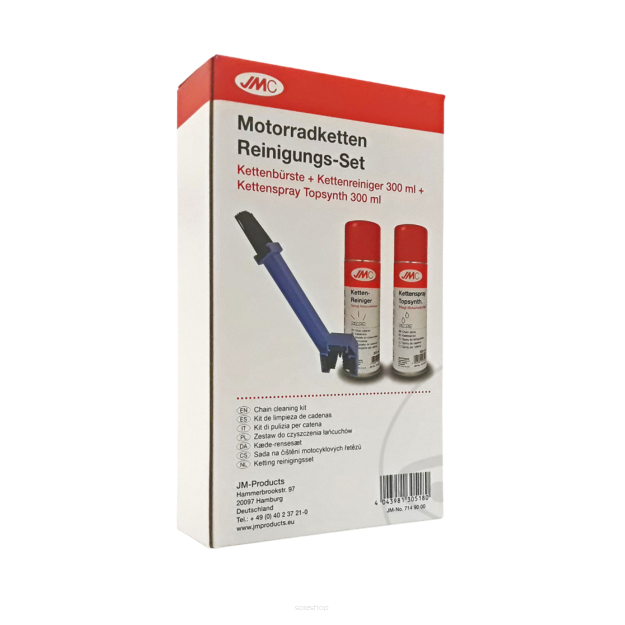 Zestaw do czyszczenia łańcucha JMC 3w1