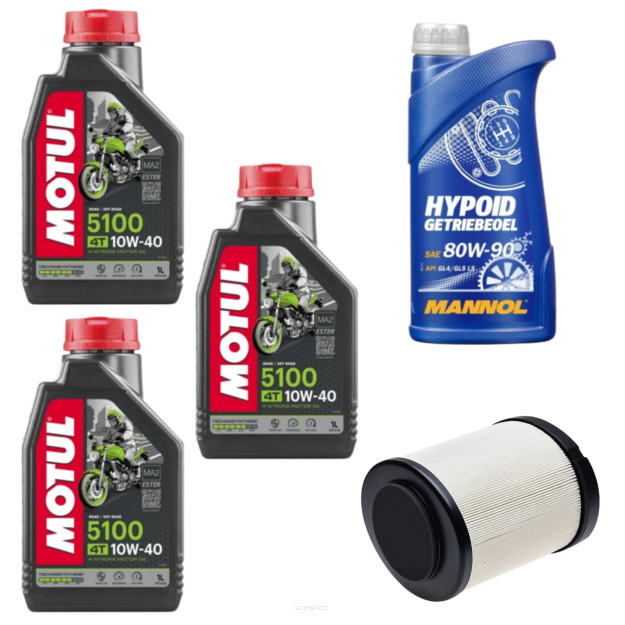 Zestaw serwisowy olej Motul + filtr oleju do quada CF MOTO 1000 C-FORCE G2