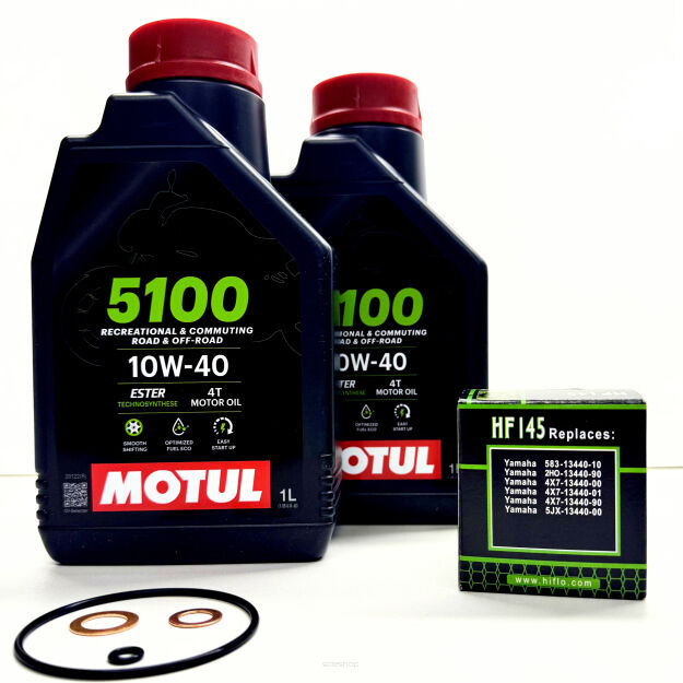 Zestaw Serwisu Olejowego Motul Filtr YAMAHA