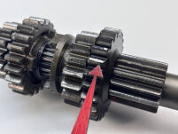 Wałek sprzęgłowy skrzyni biegów Yamaha - 7