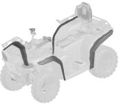 Poszerzenia nadkoli błotników CF Moto - 2