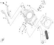 Uszczelka pod cylinder CFMOTO CFORCE 500 0180-023004 CF188-023004 zamiennik - 2