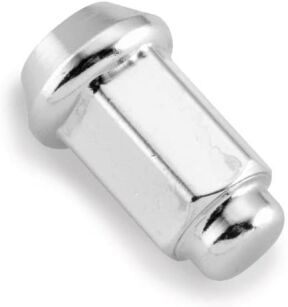 Nakrętka stożkowa chromowana do kół M10x1,25 na klucz 14mm do felg L-32 mm