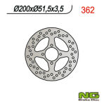 Tarcza hamulcowa tylna NG Brake Disc NG362 – Yamaha - 2