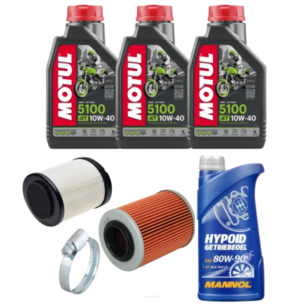 Zestaw serwisowy olej Motul + filtry do quada CF MOTO 850 C-FORCE G1