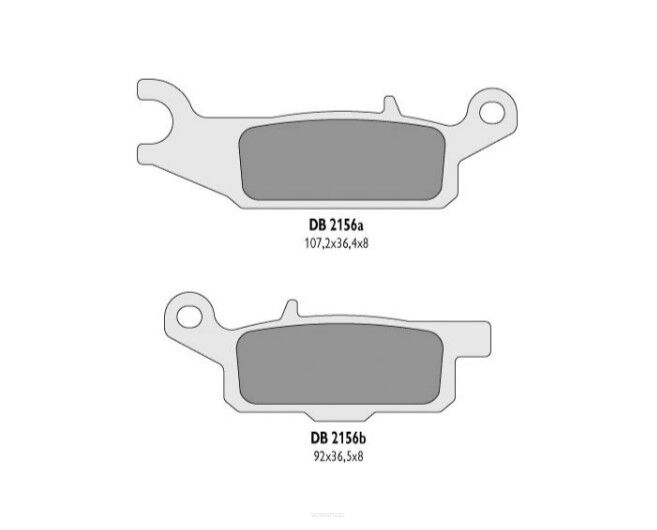 Klocki hamulcowe przód prawy DELTA BRAKING KH444 Yamaha