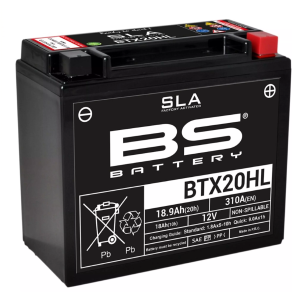 Akumulator BS BTX20HL (FA) (YTX20HL-BS) 12V 18AH BEZOBSŁUGOWY ZALANY (310A)