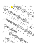 Łożysko wałka skrzyni biegów Yamaha - 2